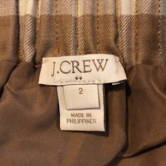 J CREW WOOL SIDEWALK SKIRT IN PLAID 2 - Picture 6 of 7